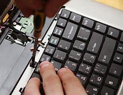 Ремонт и замена клавиатуры на ноутбук Dell в Харькове